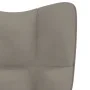 Light gray velvet recliner by vidaXL, Armchairs - Ref: Foro24-328095, Price: 121,97 €, Discount: %