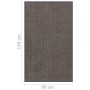 Fußmatte getuftet 90x150 cm dunkelbraun von vidaXL, Fußmatten - Ref: Foro24-326941, Preis: 40,63 €, Rabatt: %