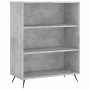 Estantería madera de ingeniería gris hormigón 69,5x32,5x90 cm en Librerías y estanterías | Comprar online en Foro24