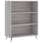 Estantería madera de ingeniería gris Sonoma 69,5x32,5x90 cm en Librerías y estanterías | Comprar online en Foro24