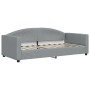 Sofá cama tela gris claro 90x190 cm de vidaXL, Camas y somieres - Ref: Foro24-354121, Precio: 182,71 €, Descuento: %