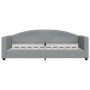Sofá cama tela gris claro 90x190 cm de vidaXL, Camas y somieres - Ref: Foro24-354121, Precio: 181,35 €, Descuento: %