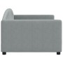 Sofá cama tela gris claro 90x190 cm de vidaXL, Camas y somieres - Ref: Foro24-354121, Precio: 181,35 €, Descuento: %