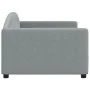 Light gray fabric sofa bed 90x190 cm by vidaXL, Beds and slatted bases - Ref: Foro24-354121, Price: 178,68 €, Discount: %