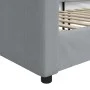 Sofá cama tela gris claro 90x190 cm de vidaXL, Camas y somieres - Ref: Foro24-354121, Precio: 178,63 €, Descuento: %