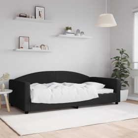Schlafsofa aus schwarzem Stoff, 100 x 200 cm von vidaXL, Betten und Lattenroste - Ref: Foro24-354118, Preis: 197,86 €, Rabatt: %
