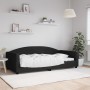 Black fabric sofa bed 100x200 cm by vidaXL, Beds and slatted bases - Ref: Foro24-354118, Price: 197,86 €, Discount: %
