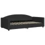 Black fabric sofa bed 100x200 cm by vidaXL, Beds and slatted bases - Ref: Foro24-354118, Price: 194,99 €, Discount: %