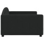 Black fabric sofa bed 100x200 cm by vidaXL, Beds and slatted bases - Ref: Foro24-354118, Price: 197,86 €, Discount: %