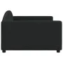 Black fabric sofa bed 100x200 cm by vidaXL, Beds and slatted bases - Ref: Foro24-354118, Price: 194,99 €, Discount: %