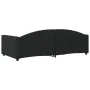 Black fabric sofa bed 100x200 cm by vidaXL, Beds and slatted bases - Ref: Foro24-354118, Price: 194,99 €, Discount: %