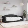 Schlafsofa aus schwarzem Stoff, 90 x 190 cm von vidaXL, Betten und Lattenroste - Ref: Foro24-354123, Preis: 186,16 €, Rabatt: %