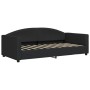 Schlafsofa aus schwarzem Stoff, 90 x 190 cm von vidaXL, Betten und Lattenroste - Ref: Foro24-354123, Preis: 186,16 €, Rabatt: %