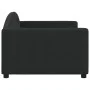 Sofá cama tela negro 90x190 cm de vidaXL, Camas y somieres - Ref: Foro24-354123, Precio: 183,41 €, Descuento: %
