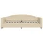 Cream fabric sofa bed 80x200 cm by vidaXL, Beds and slatted bases - Ref: Foro24-354110, Price: 183,40 €, Discount: %