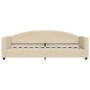 Sofá cama tela color crema 80x200 cm de vidaXL, Camas y somieres - Ref: Foro24-354110, Precio: 186,24 €