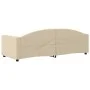 Cream fabric sofa bed 80x200 cm by vidaXL, Beds and slatted bases - Ref: Foro24-354110, Price: 183,40 €, Discount: %