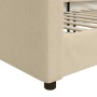 Sofá cama tela color crema 80x200 cm de vidaXL, Camas y somieres - Ref: Foro24-354110, Precio: 186,24 €