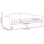 Cream fabric sofa bed 80x200 cm by vidaXL, Beds and slatted bases - Ref: Foro24-354110, Price: 183,40 €, Discount: %