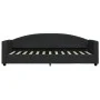 Black fabric sofa bed 80x200 cm by vidaXL, Beds and slatted bases - Ref: Foro24-354108, Price: 185,07 €, Discount: %