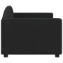 Black fabric sofa bed 80x200 cm by vidaXL, Beds and slatted bases - Ref: Foro24-354108, Price: 185,07 €, Discount: %