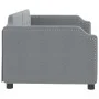 Light gray fabric sofa bed 90x200 cm by vidaXL, Beds and slatted bases - Ref: Foro24-354205, Price: 193,01 €, Discount: %