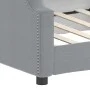 Light gray fabric sofa bed 90x200 cm by vidaXL, Beds and slatted bases - Ref: Foro24-354205, Price: 193,01 €, Discount: %