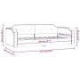 Light gray fabric sofa bed 90x200 cm by vidaXL, Beds and slatted bases - Ref: Foro24-354205, Price: 193,01 €, Discount: %