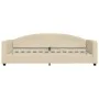 Cream fabric sofa bed 90x200 cm by vidaXL, Beds and slatted bases - Ref: Foro24-354115, Price: 185,98 €, Discount: %