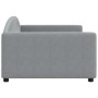 Hellgraues Schlafsofa aus Stoff, 100 x 200 cm von vidaXL, Betten und Lattenroste - Ref: Foro24-354116, Preis: 197,56 €, Rabat...