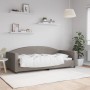 Sofá cama tela gris taupe 90x200 cm de vidaXL, Camas y somieres - Ref: Foro24-354114, Precio: 190,05 €, Descuento: %