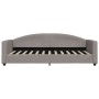 Sofá cama tela gris taupe 90x200 cm de vidaXL, Camas y somieres - Ref: Foro24-354114, Precio: 190,05 €, Descuento: %