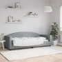 Sofá cama tela gris claro 80x200 cm de vidaXL, Camas y somieres - Ref: Foro24-354106, Precio: 182,40 €, Descuento: %