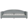 Sofá cama tela gris claro 80x200 cm de vidaXL, Camas y somieres - Ref: Foro24-354106, Precio: 185,18 €, Descuento: %