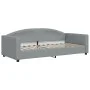 Light gray fabric sofa bed 90x200 cm by vidaXL, Beds and slatted bases - Ref: Foro24-354111, Price: 185,15 €, Discount: %