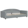 Sofá cama tela gris claro 90x200 cm de vidaXL, Camas y somieres - Ref: Foro24-354111, Precio: 187,96 €, Descuento: %