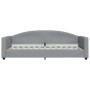Sofá cama tela gris claro 90x200 cm de vidaXL, Camas y somieres - Ref: Foro24-354111, Precio: 187,96 €, Descuento: %