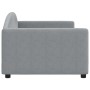 Sofá cama tela gris claro 90x200 cm de vidaXL, Camas y somieres - Ref: Foro24-354111, Precio: 187,96 €, Descuento: %