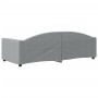 Sofá cama tela gris claro 90x200 cm de vidaXL, Camas y somieres - Ref: Foro24-354111, Precio: 187,96 €, Descuento: %