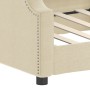 Cream fabric sofa bed 100x200 cm by vidaXL, Beds and slatted bases - Ref: Foro24-354214, Price: 204,67 €, Discount: %