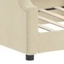 Cream fabric sofa bed 100x200 cm by vidaXL, Beds and slatted bases - Ref: Foro24-354214, Price: 201,68 €, Discount: %