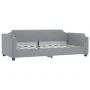 Light gray fabric sofa bed 100x200 cm by vidaXL, Beds and slatted bases - Ref: Foro24-354210, Price: 201,82 €, Discount: %