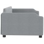 Sofá cama tela gris claro 100x200 cm de vidaXL, Camas y somieres - Ref: Foro24-354210, Precio: 204,85 €, Descuento: %