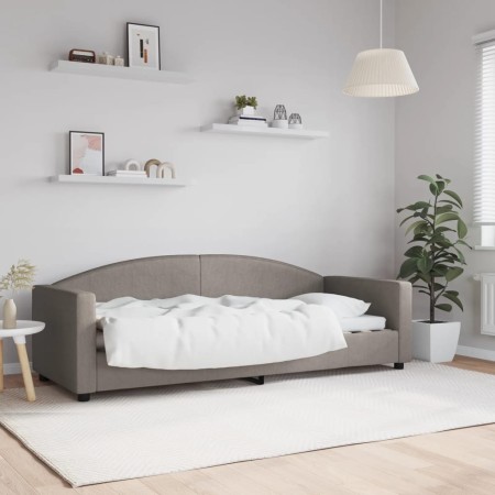 Sofá cama tela gris taupe 80x200 cm de vidaXL, Camas y somieres - Ref: Foro24-354109, Precio: 184,78 €, Descuento: %