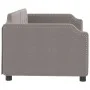Taupe gray fabric sofa bed 90x200 cm by vidaXL, Beds and slatted bases - Ref: Foro24-354208, Price: 192,05 €, Discount: %