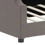 Taupe gray fabric sofa bed 90x200 cm by vidaXL, Beds and slatted bases - Ref: Foro24-354208, Price: 192,05 €, Discount: %