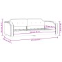 Taupegraues Schlafsofa aus Stoff, 90 x 200 cm von vidaXL, Betten und Lattenroste - Ref: Foro24-354208, Preis: 194,93 €, Rabat...