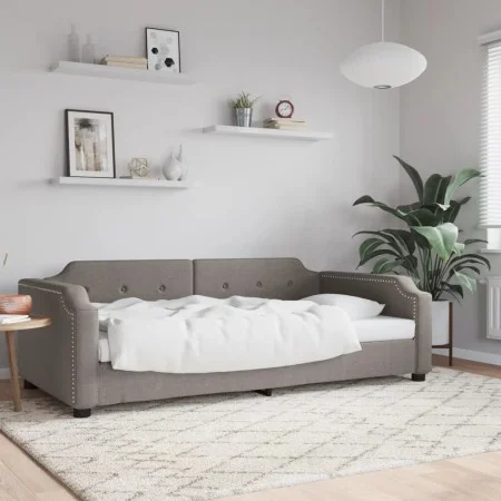 Taupegraues Stoffschlafsofa 80x200 cm von vidaXL, Betten und Lattenroste - Ref: Foro24-354203, Preis: 189,12 €, Rabatt: %