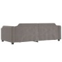 Sofá cama tela gris taupe 80x200 cm