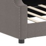 Sofá cama tela gris taupe 80x200 cm de vidaXL, Camas y somieres - Ref: Foro24-354203, Precio: 191,95 €, Descuento: %